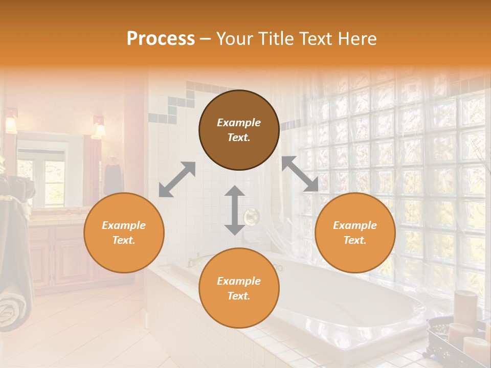 Sink American Bathtub PowerPoint Template