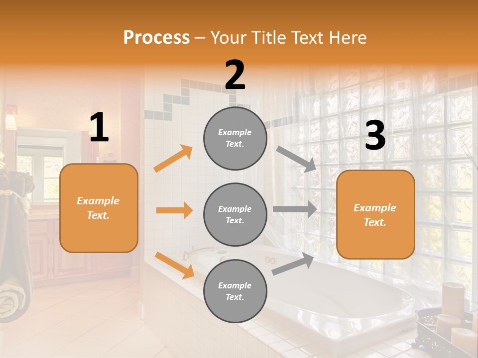 Sink American Bathtub PowerPoint Template
