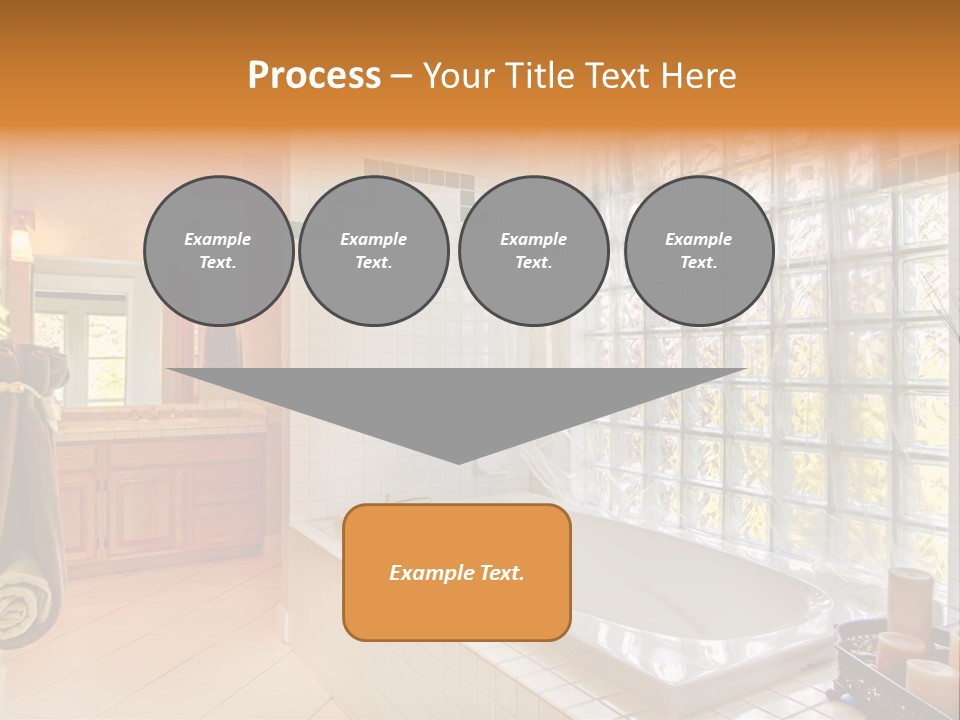 Sink American Bathtub PowerPoint Template