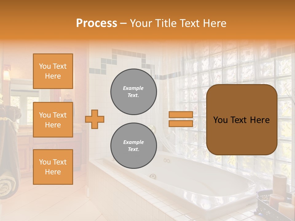 Sink American Bathtub PowerPoint Template