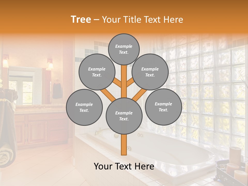 Sink American Bathtub PowerPoint Template