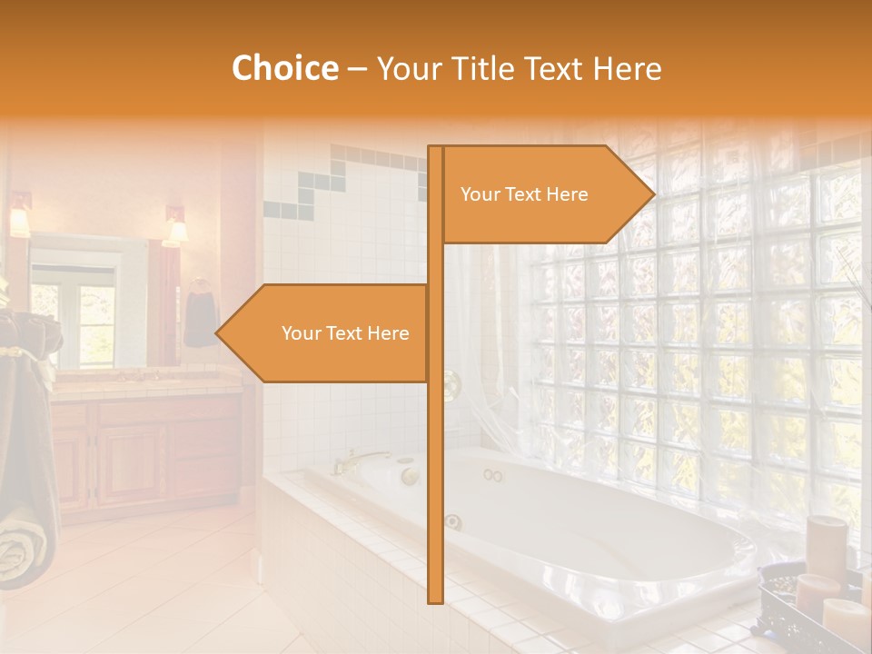 Sink American Bathtub PowerPoint Template