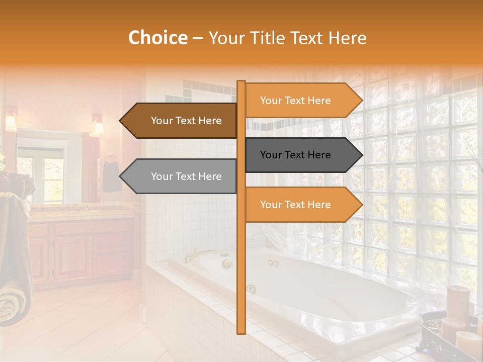 Sink American Bathtub PowerPoint Template