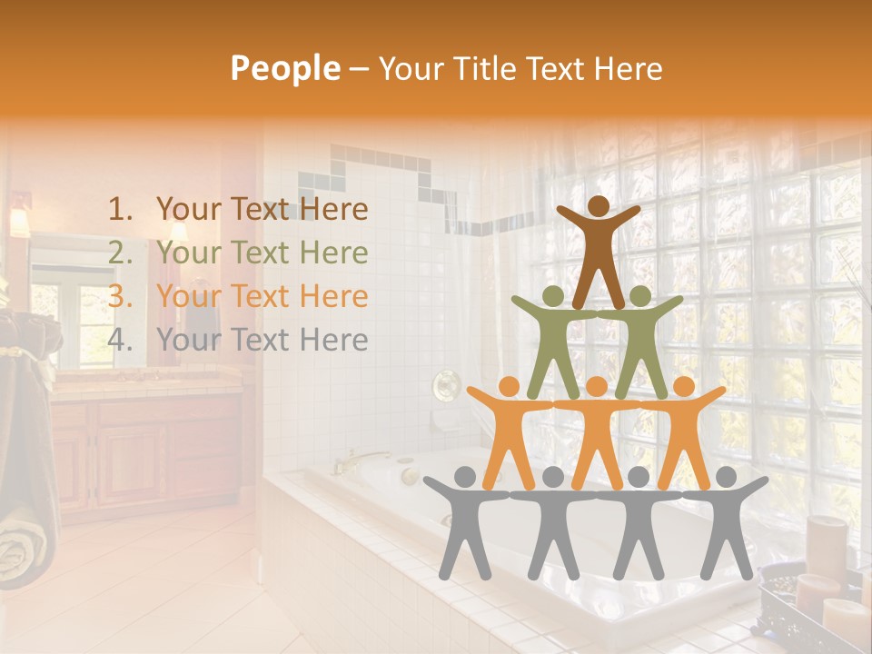 Sink American Bathtub PowerPoint Template