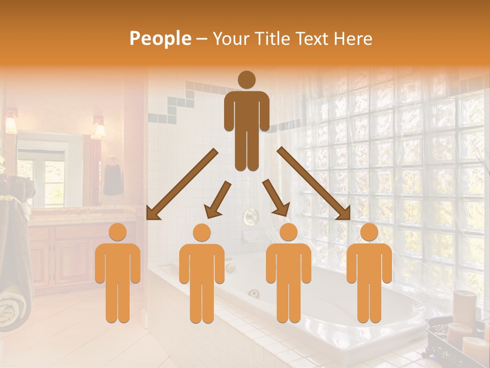 Sink American Bathtub PowerPoint Template