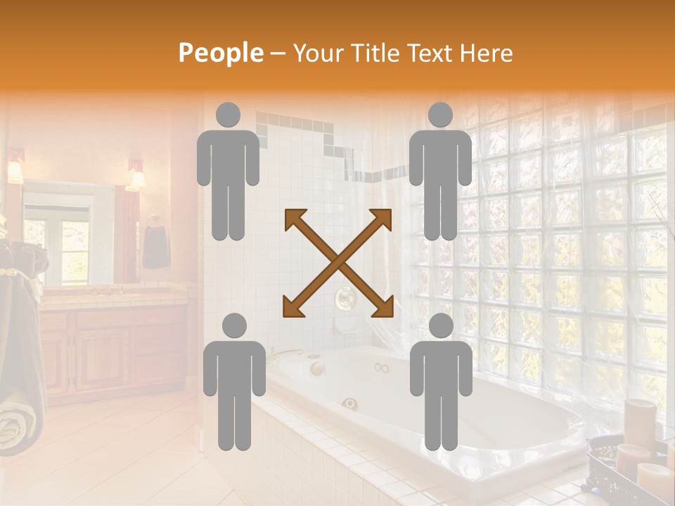 Sink American Bathtub PowerPoint Template