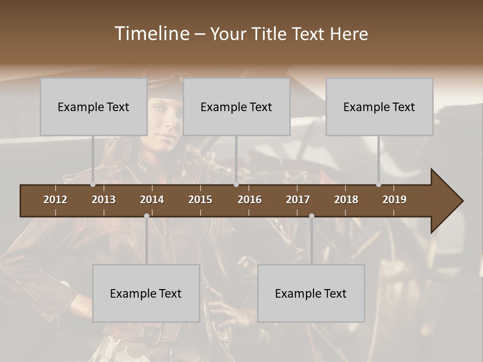 Pilot Helmet One People Old Fashioned PowerPoint Template
