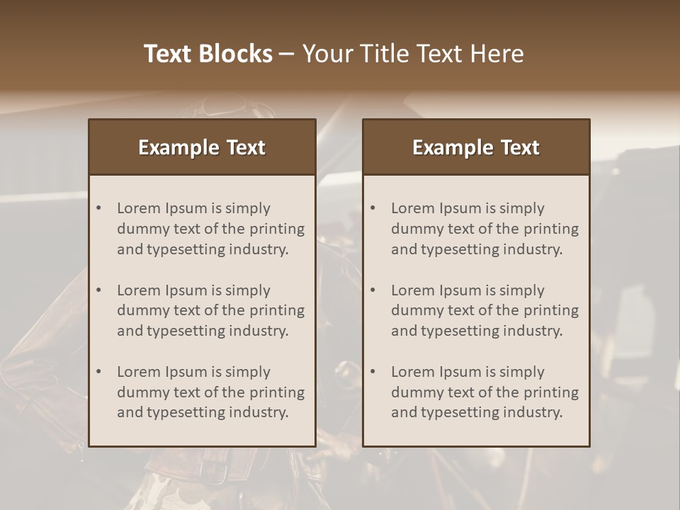 Pilot Helmet One People Old Fashioned PowerPoint Template