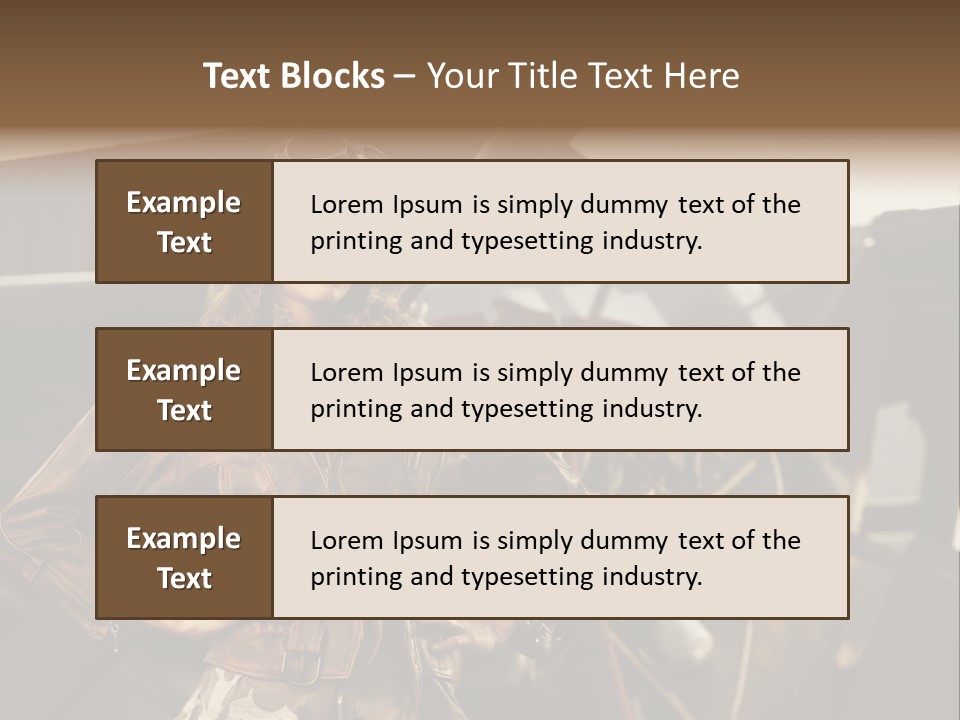 Pilot Helmet One People Old Fashioned PowerPoint Template