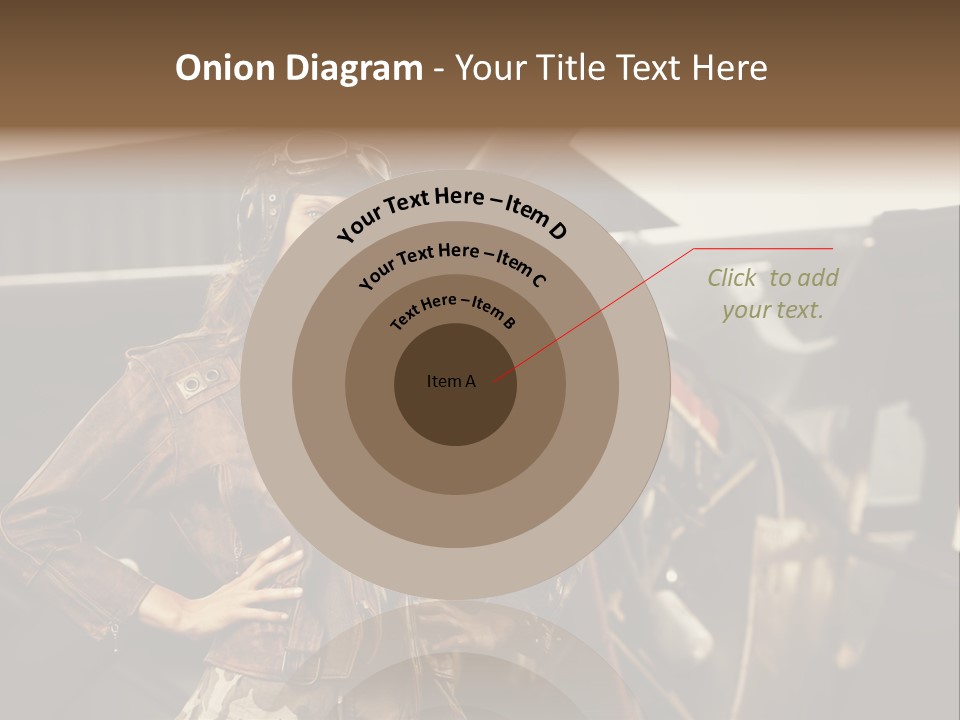 Pilot Helmet One People Old Fashioned PowerPoint Template