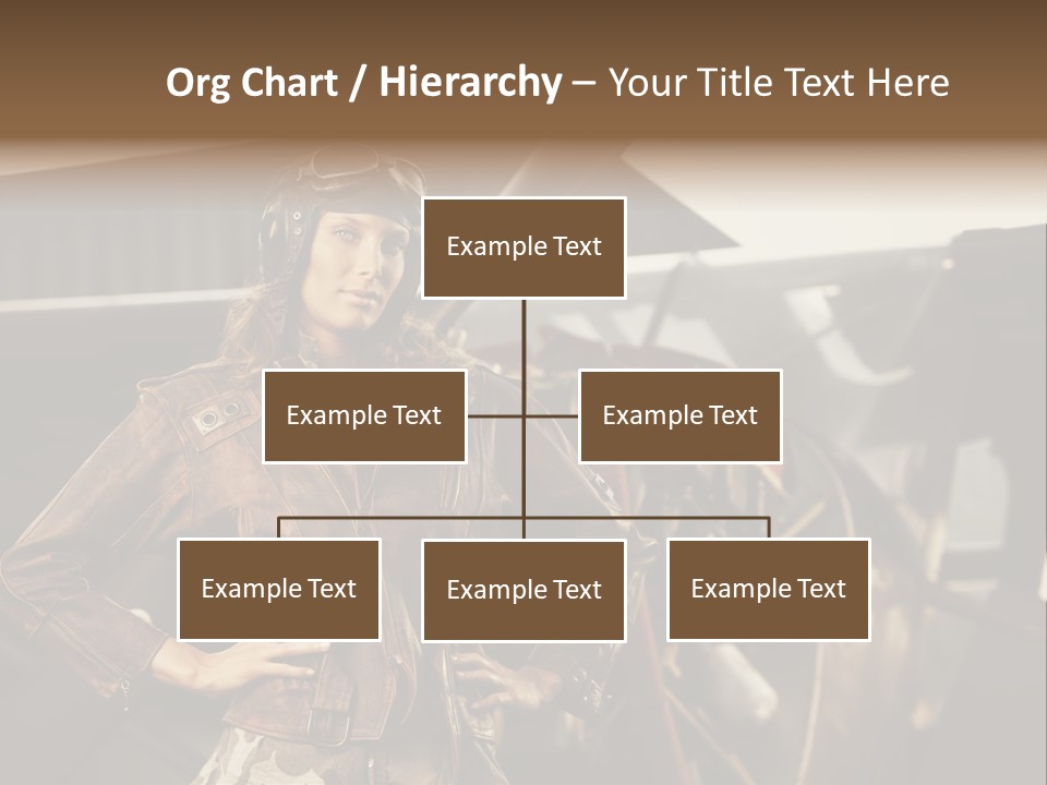 Pilot Helmet One People Old Fashioned PowerPoint Template