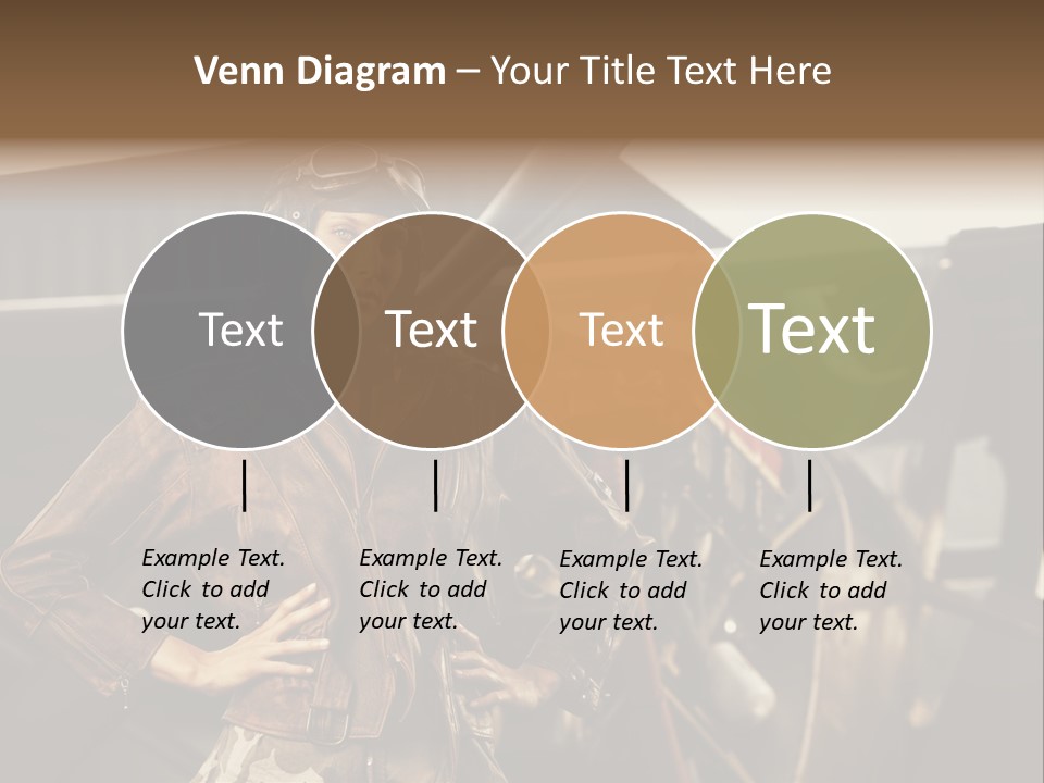 Pilot Helmet One People Old Fashioned PowerPoint Template