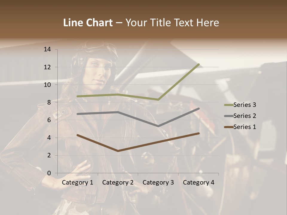 Pilot Helmet One People Old Fashioned PowerPoint Template