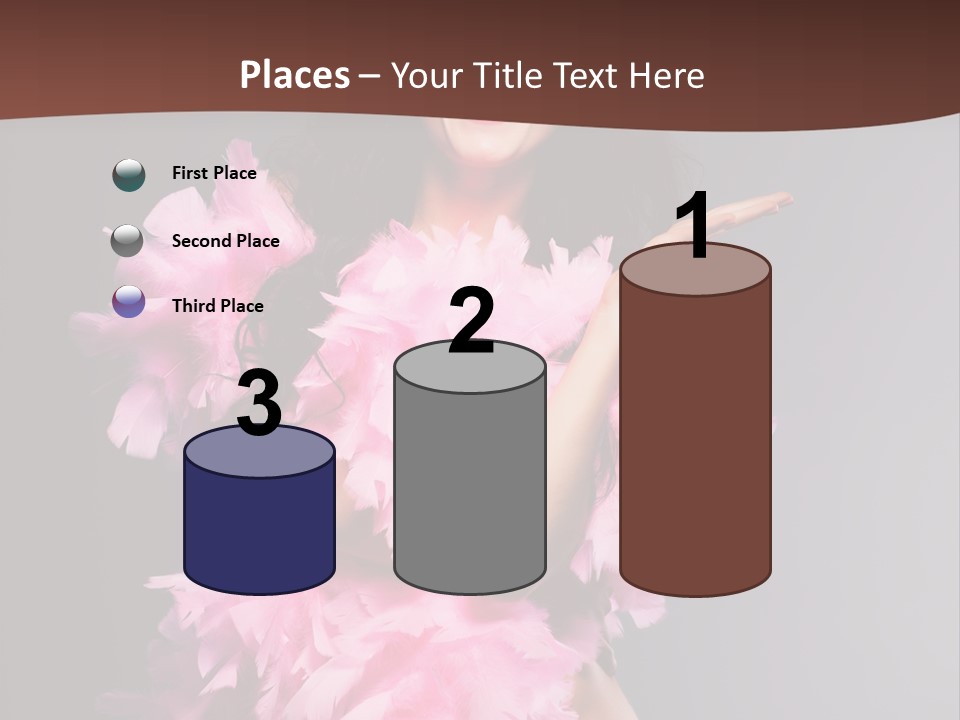 Pink Makeup Smile PowerPoint Template