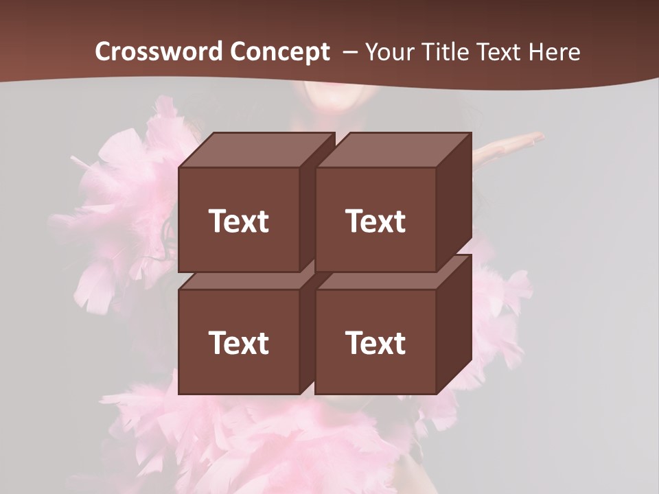 Pink Makeup Smile PowerPoint Template