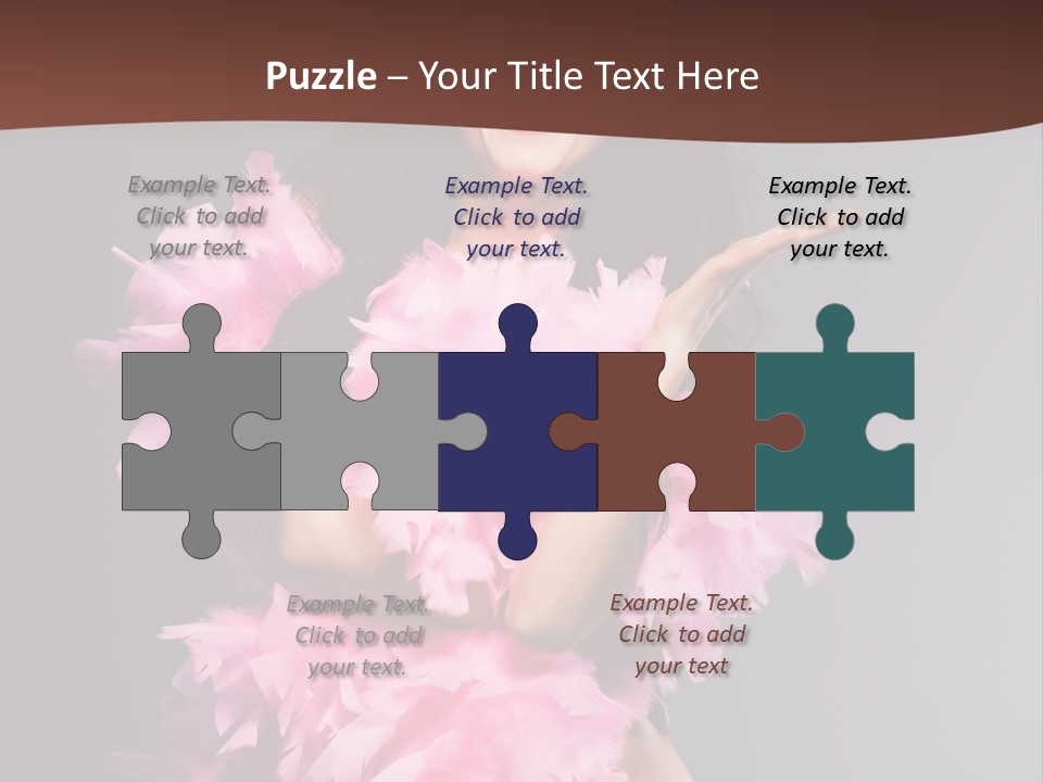 Pink Makeup Smile PowerPoint Template