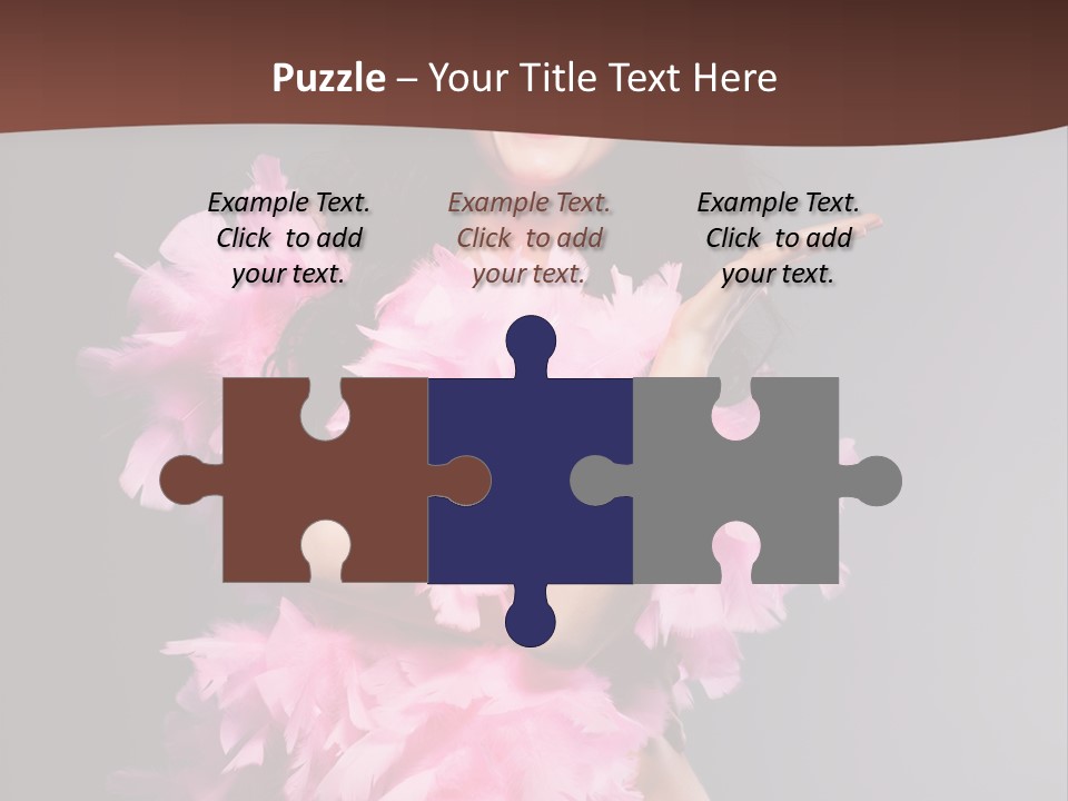 Pink Makeup Smile PowerPoint Template