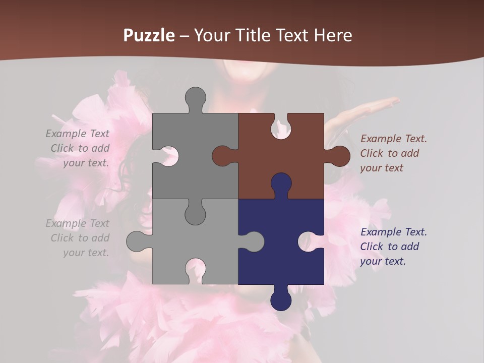 Pink Makeup Smile PowerPoint Template