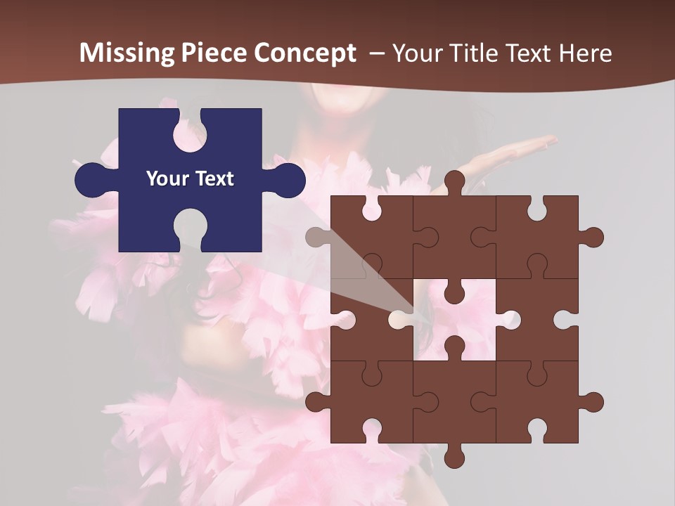 Pink Makeup Smile PowerPoint Template