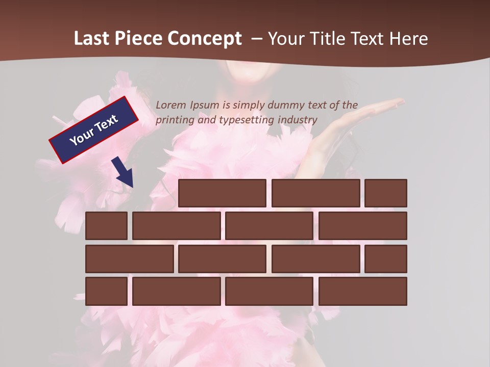 Pink Makeup Smile PowerPoint Template