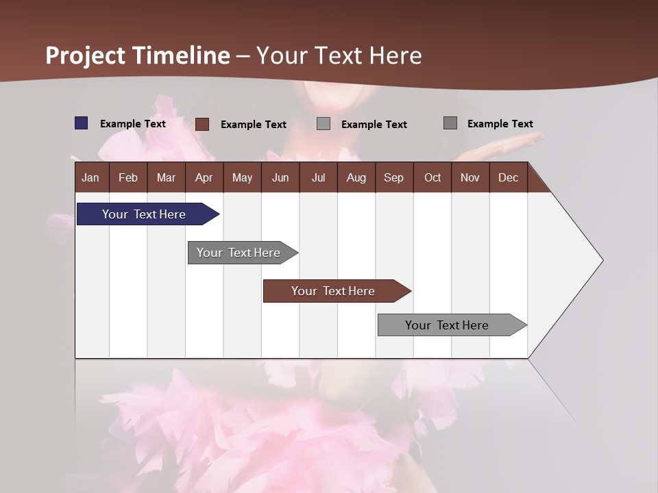 Pink Makeup Smile PowerPoint Template