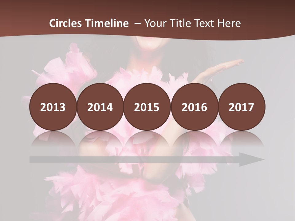 Pink Makeup Smile PowerPoint Template