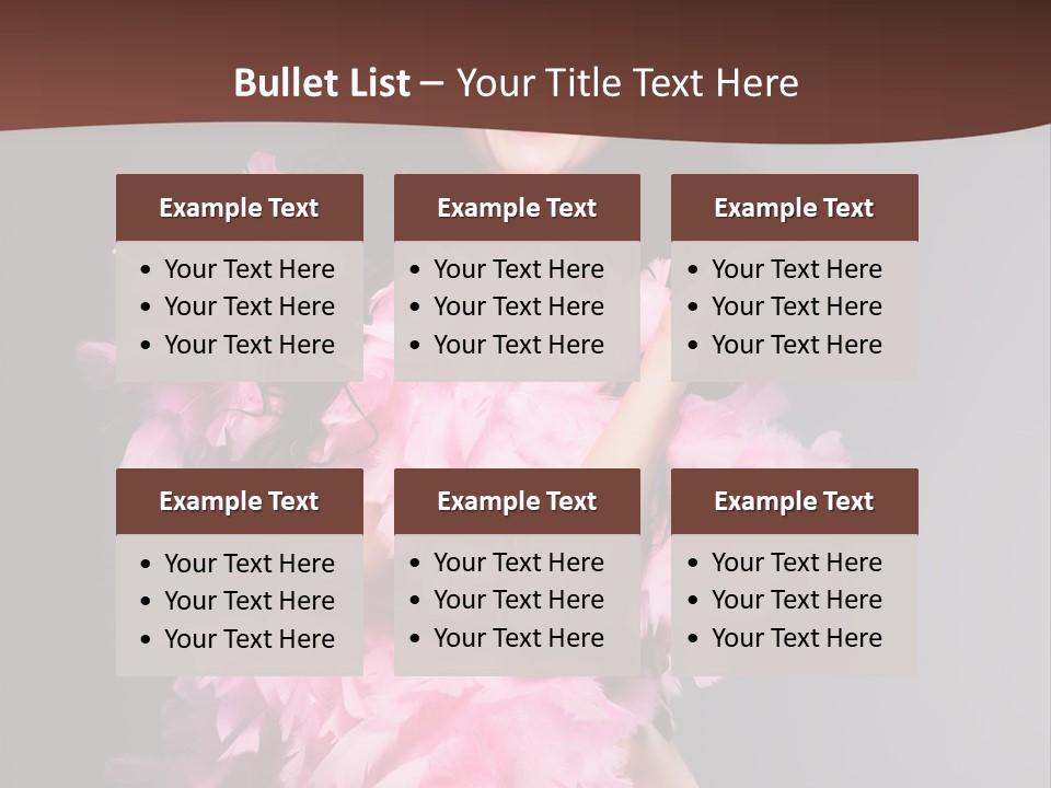 Pink Makeup Smile PowerPoint Template