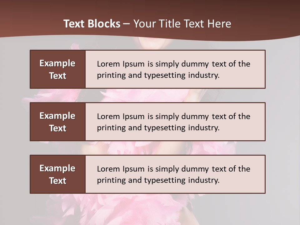 Pink Makeup Smile PowerPoint Template