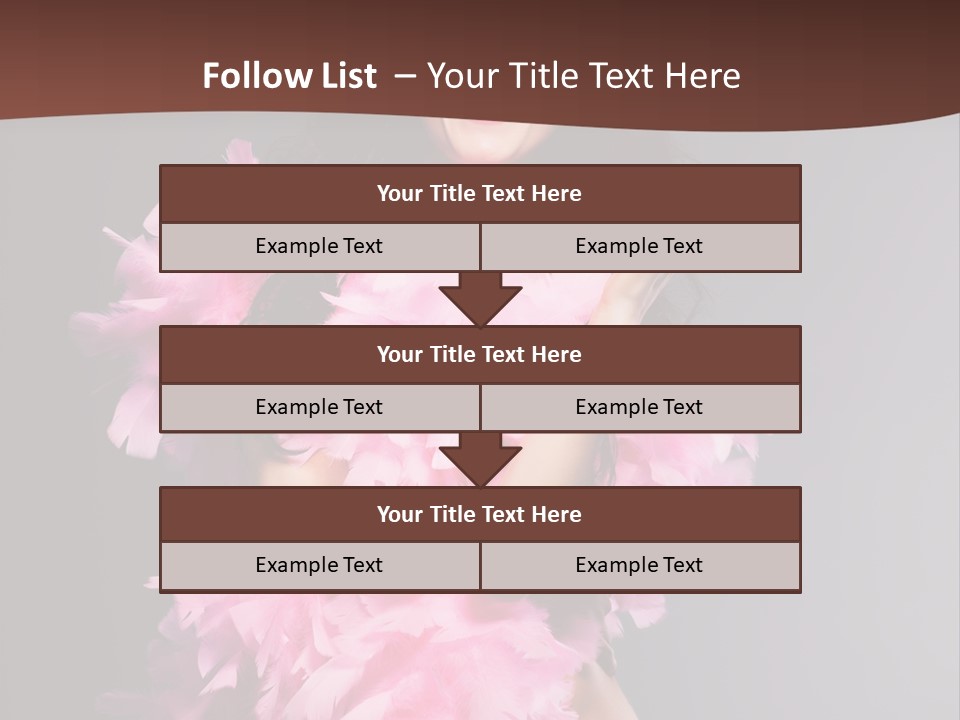 Pink Makeup Smile PowerPoint Template