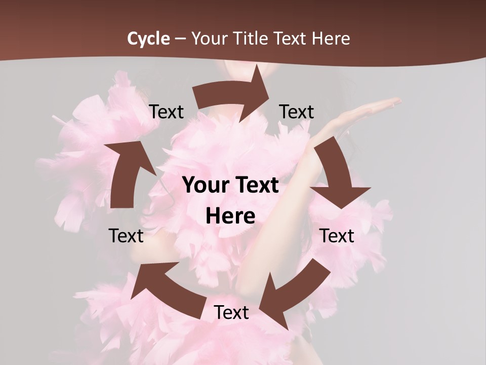 Pink Makeup Smile PowerPoint Template