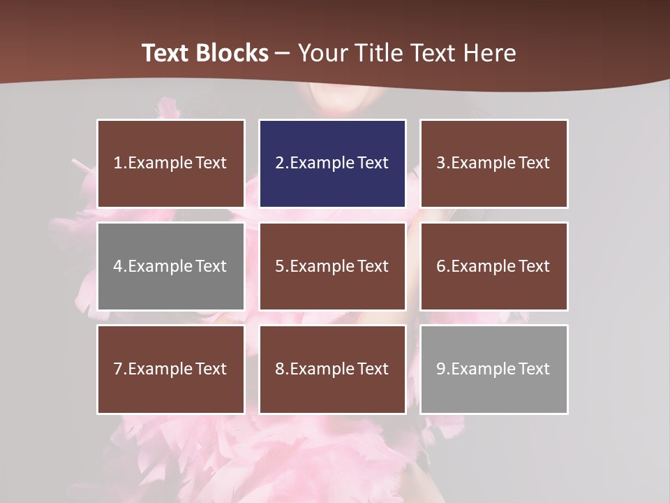 Pink Makeup Smile PowerPoint Template