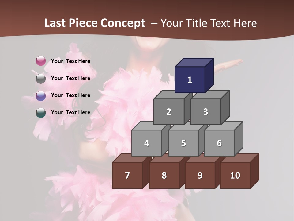 Pink Makeup Smile PowerPoint Template