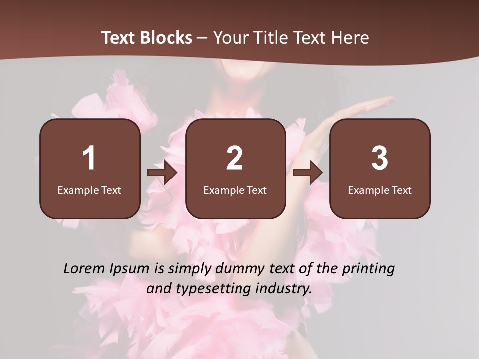 Pink Makeup Smile PowerPoint Template