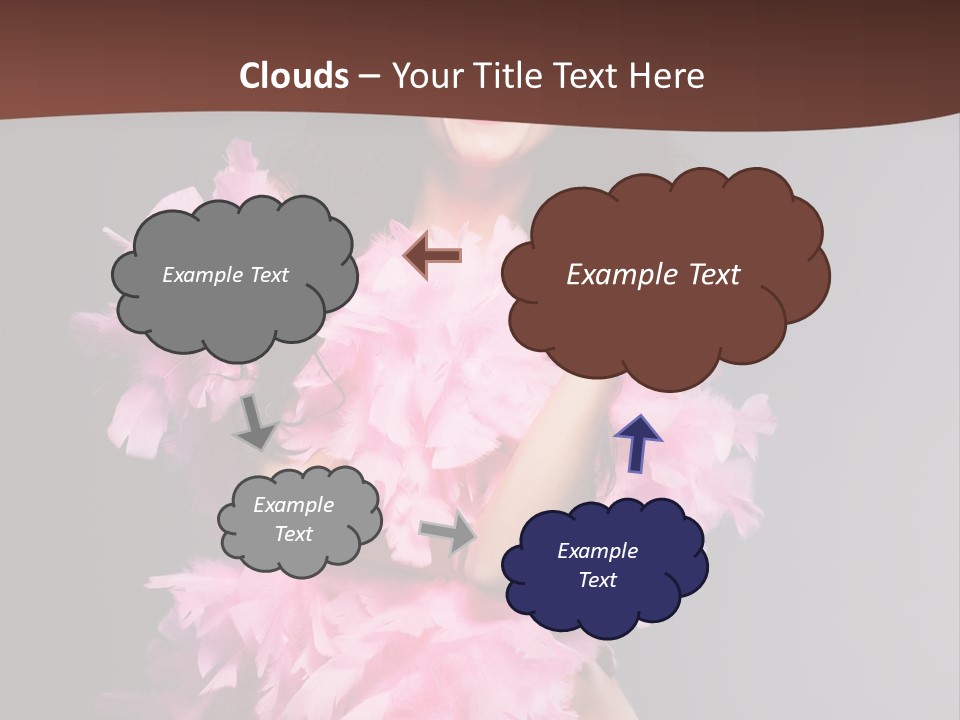 Pink Makeup Smile PowerPoint Template