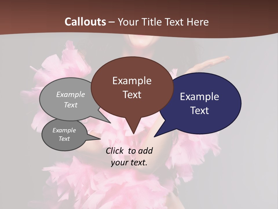 Pink Makeup Smile PowerPoint Template