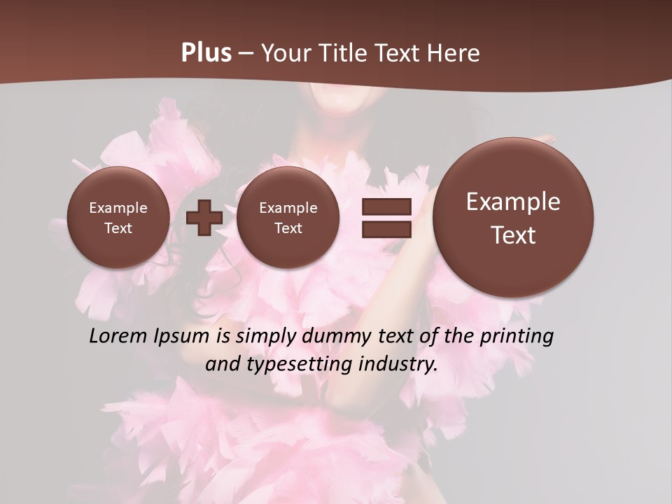 Pink Makeup Smile PowerPoint Template