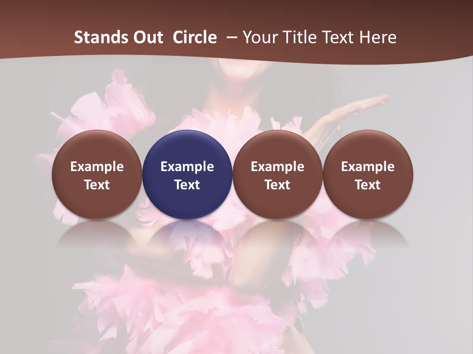 Pink Makeup Smile PowerPoint Template