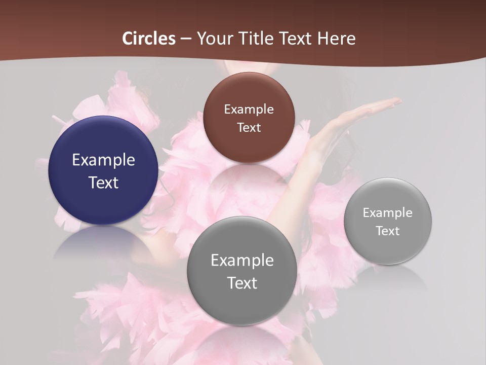 Pink Makeup Smile PowerPoint Template