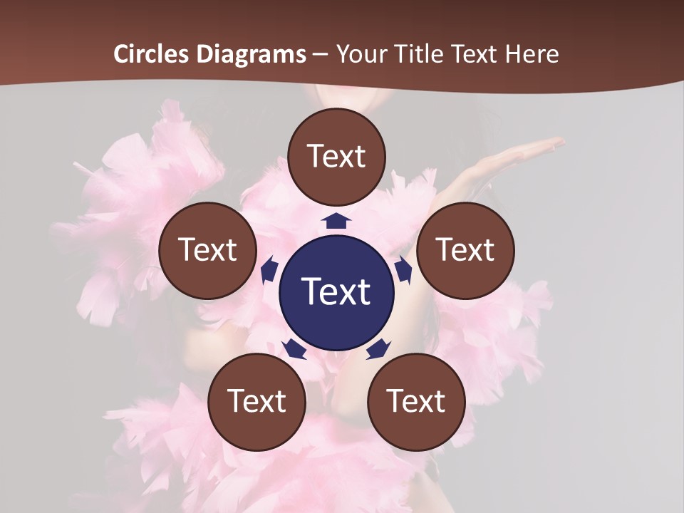 Pink Makeup Smile PowerPoint Template