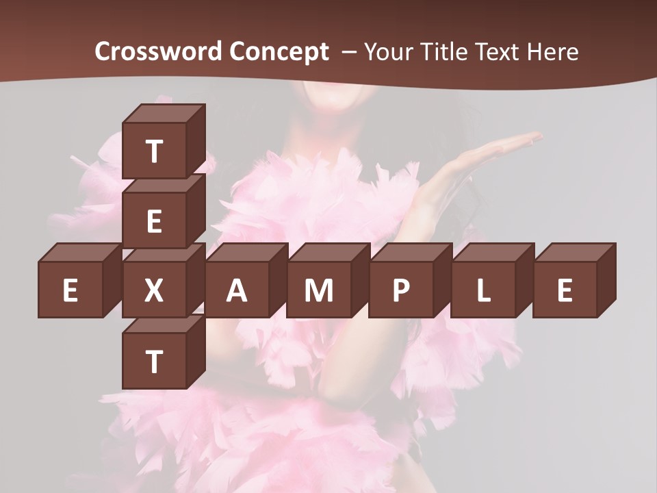 Pink Makeup Smile PowerPoint Template