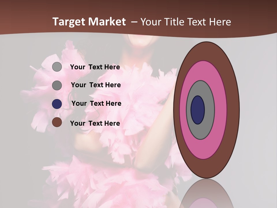 Pink Makeup Smile PowerPoint Template
