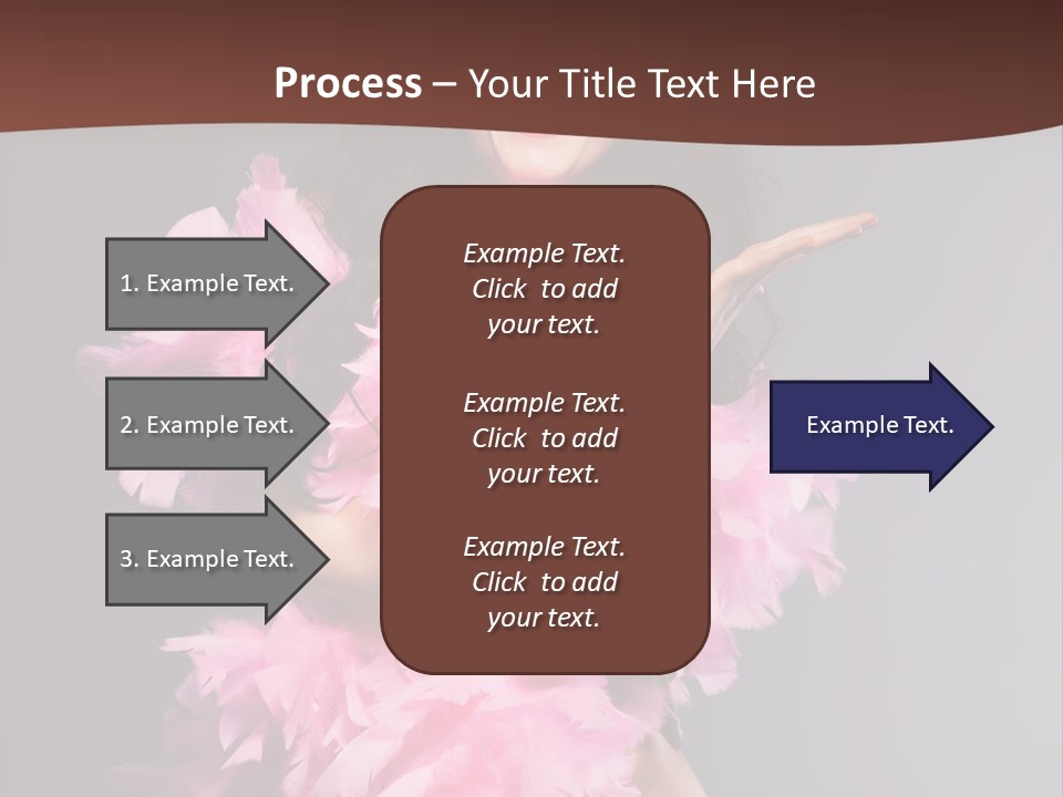 Pink Makeup Smile PowerPoint Template
