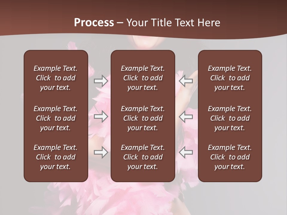 Pink Makeup Smile PowerPoint Template