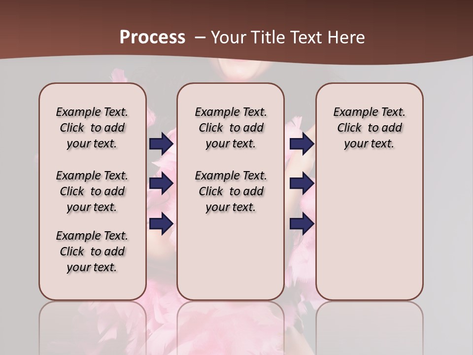 Pink Makeup Smile PowerPoint Template