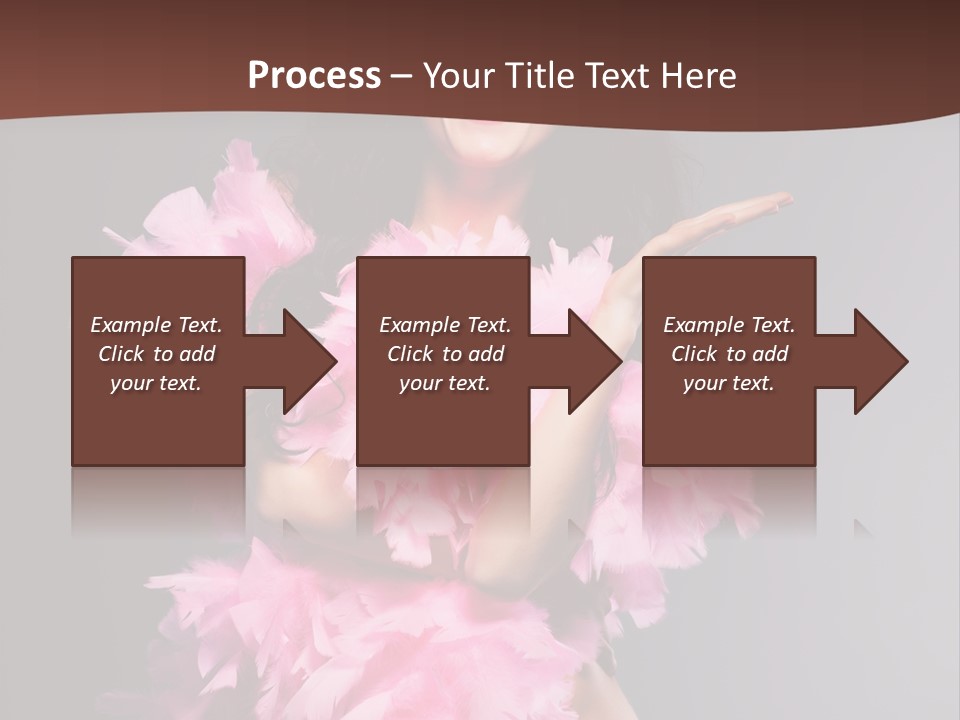 Pink Makeup Smile PowerPoint Template