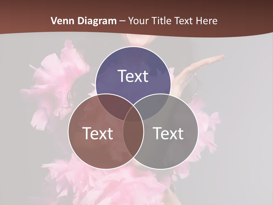 Pink Makeup Smile PowerPoint Template