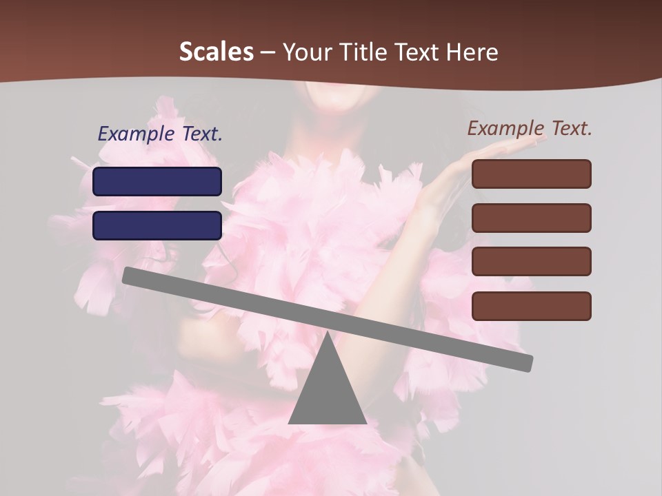 Pink Makeup Smile PowerPoint Template