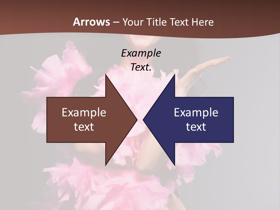 Pink Makeup Smile PowerPoint Template