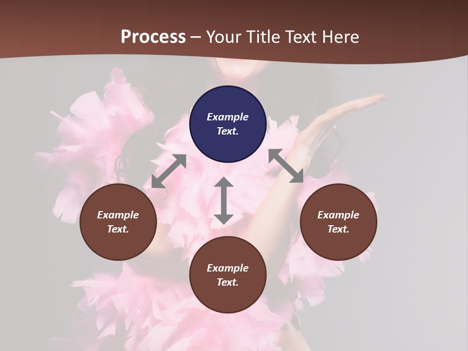 Pink Makeup Smile PowerPoint Template