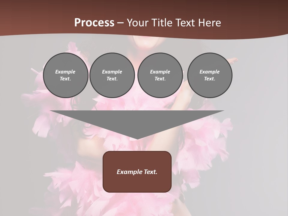 Pink Makeup Smile PowerPoint Template